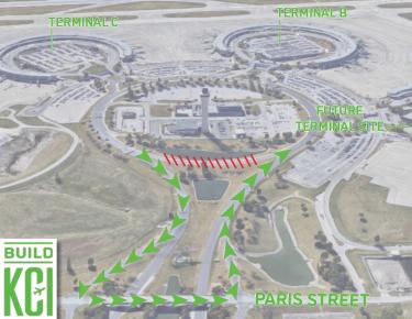 KCI Return To Terminal Re-Route