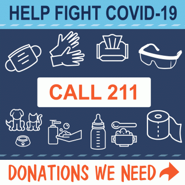 Help Fight COVID-19, Call 211