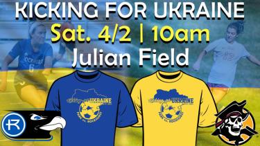 Kicking for Ukraine flyer