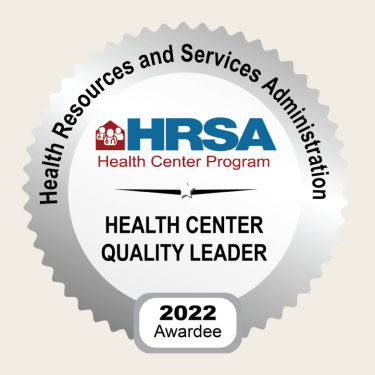 HSRA Health Center Quality Leader badge